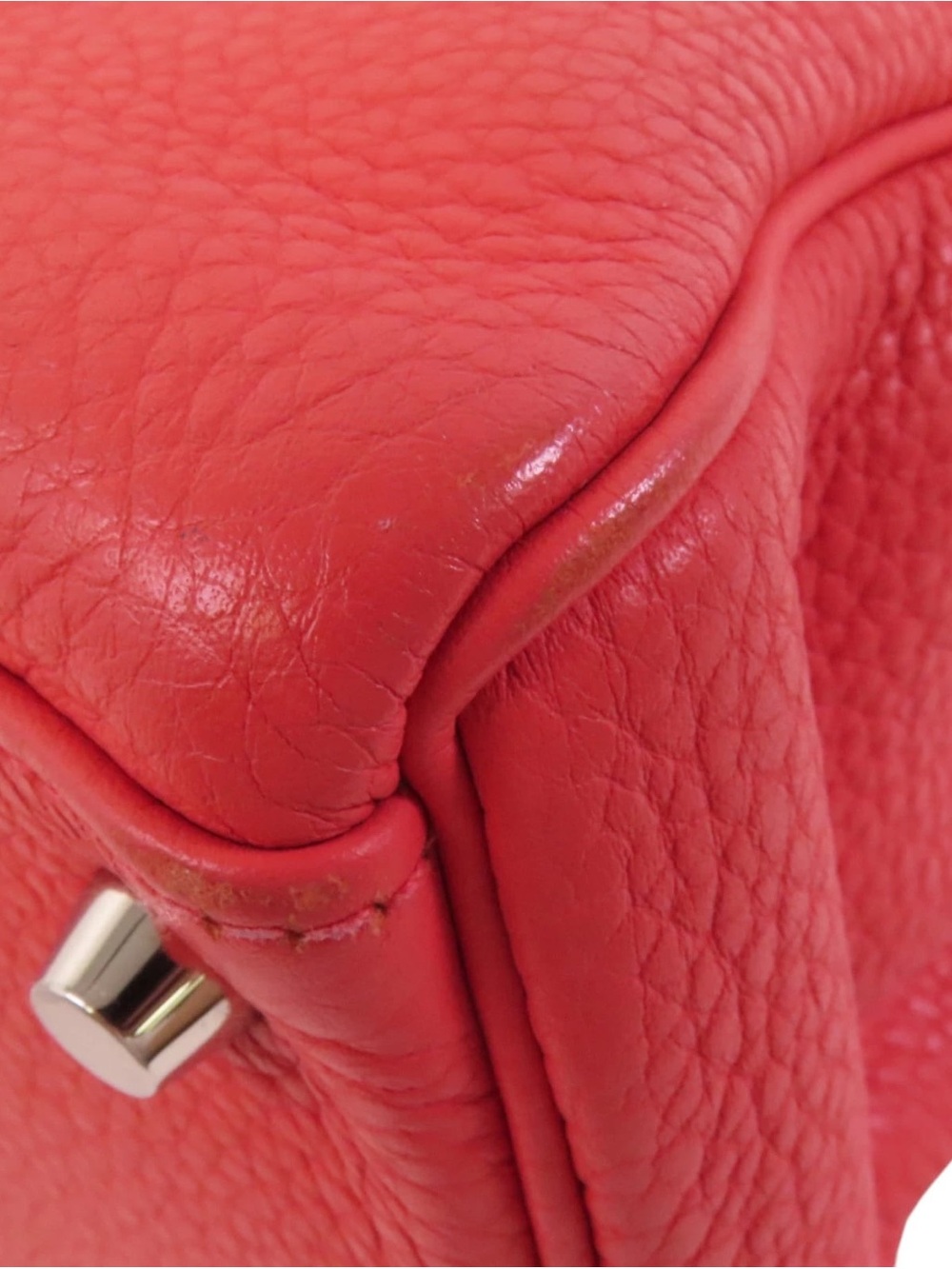 Authentic HERMES KELLY 35 pink clemence leather with strap - Picture 15 of 16